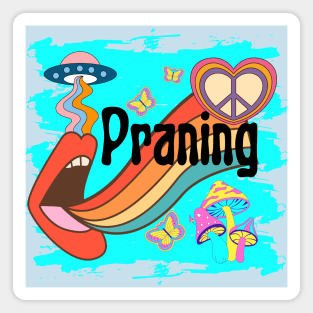 Filipino slang 'Praning' (Paranoid / Haywire) Magnet